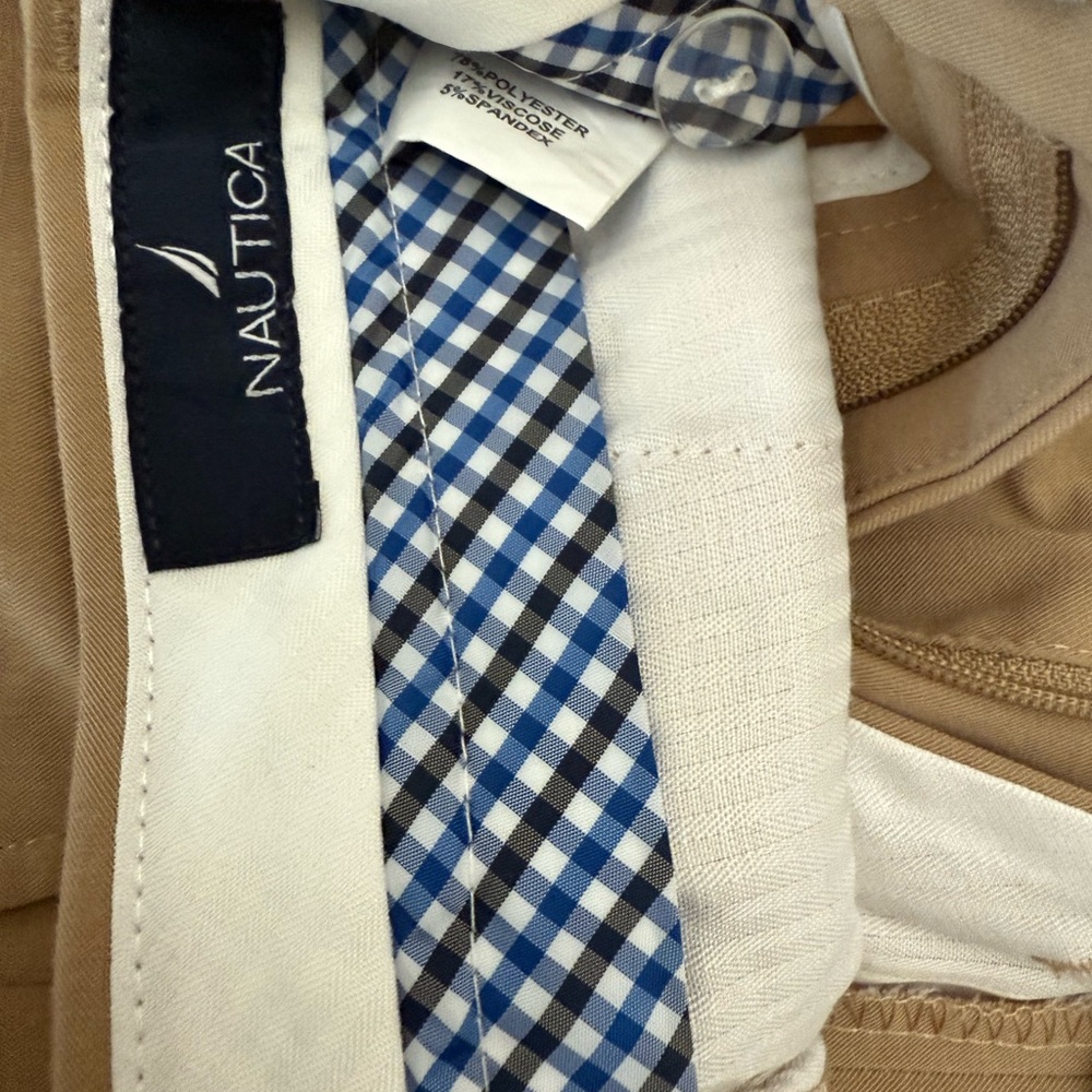 Nautica Elegant tan dress pants. Perfect for formal occasions. - Picture 3 of 7